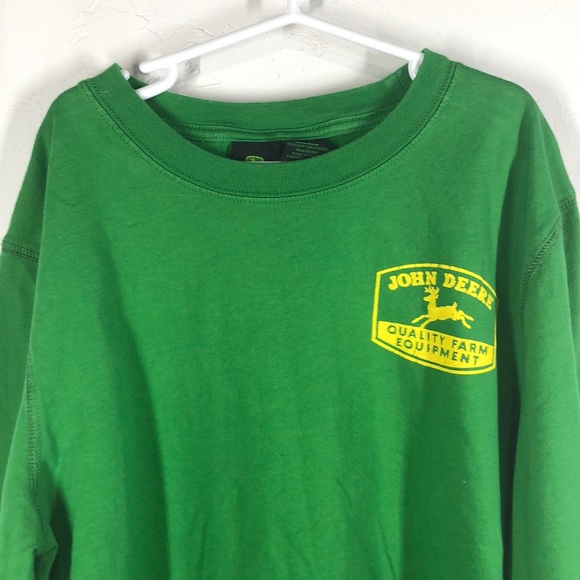John Deere green long sleeve size large - Picture 2 of 9